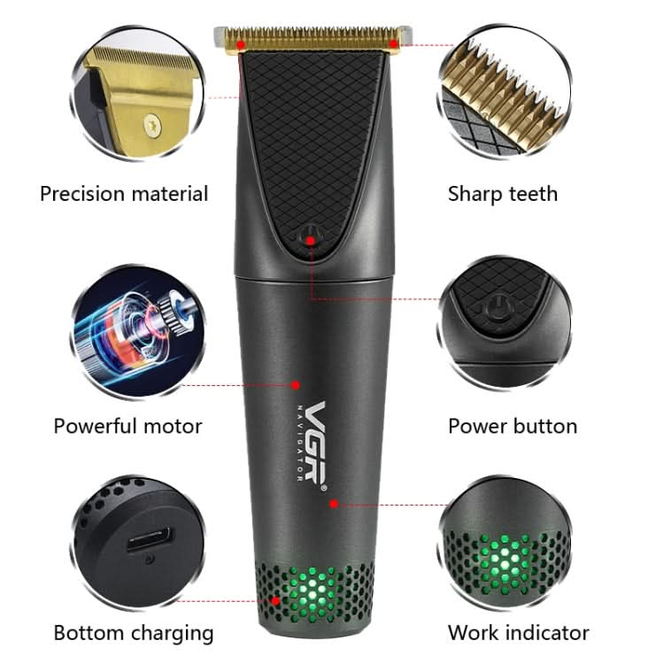 VGR Men Household Electric Hair Clippers Hair Clippers For Hair Salons Reluova