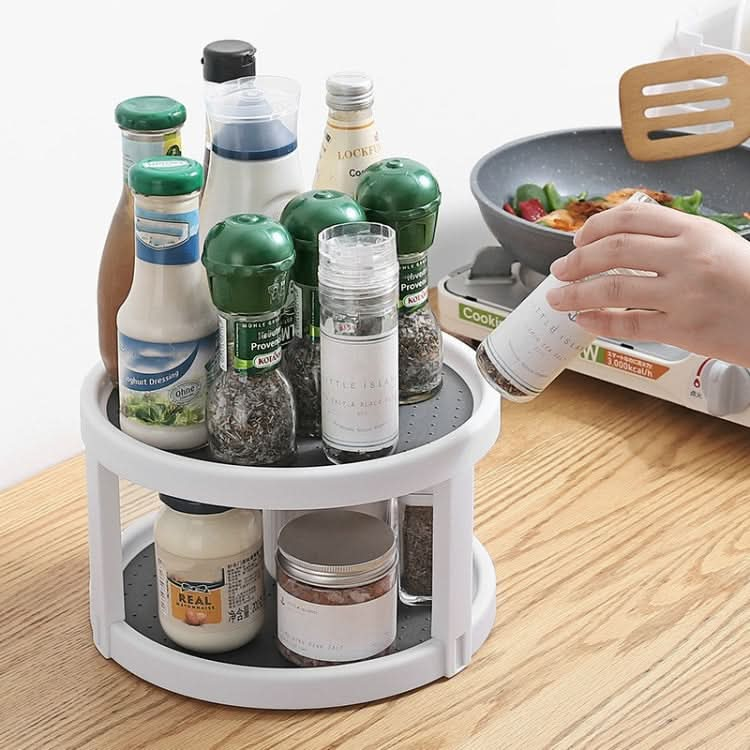 Kitchen Condiments Multi-function Rotating Type Shelf - Reluova