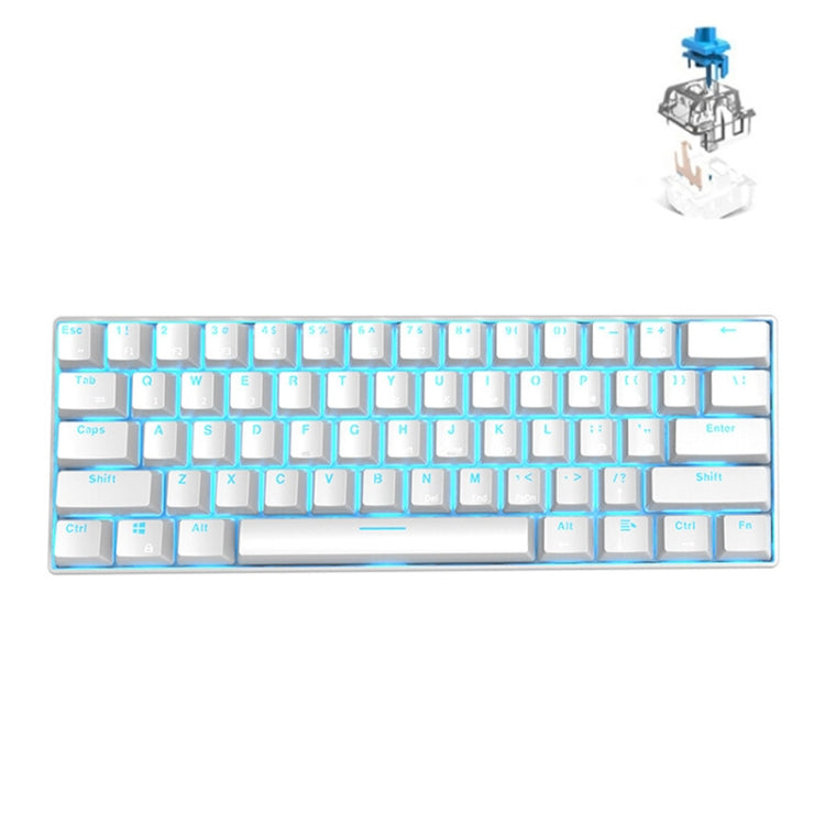 RK61 61 Keys Bluetooth / Wireless Dual Modes Tablet Mobile Gaming Mechanical Keyboard, Cable Length: 1.5m My Store