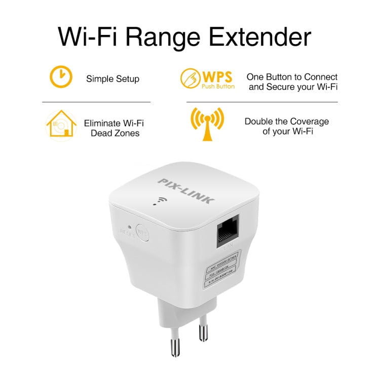 PIXLINK WR12 300Mbps WIFI Signal Amplification Enhanced Repeater My Store