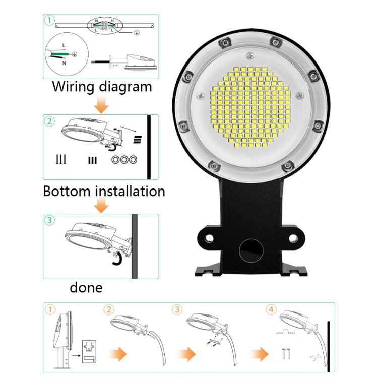 LED Outdoor Light Sensing IP65 Waterproof Wall Lamp Garden Courtyard Street Light My Store