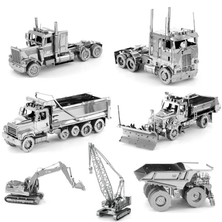 3D Metal Assembly Model Engineering Vehicle Series DIY Puzzle Toy Reluova