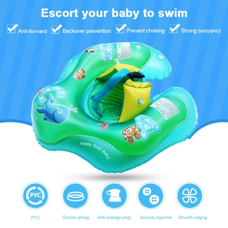 Cartoon Animal Pattern Children Swimming Ring Inflatable Baby Lying Ring Lifebuoy