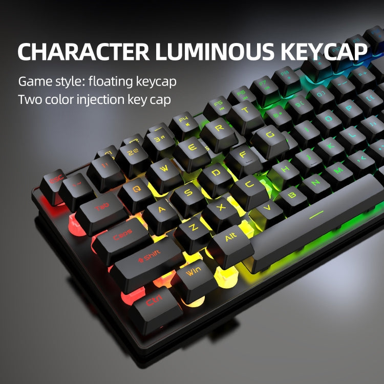 ZIYOULANG T3 Wireless Charging Gaming Lighted Keyboard and Mouse Set My Store