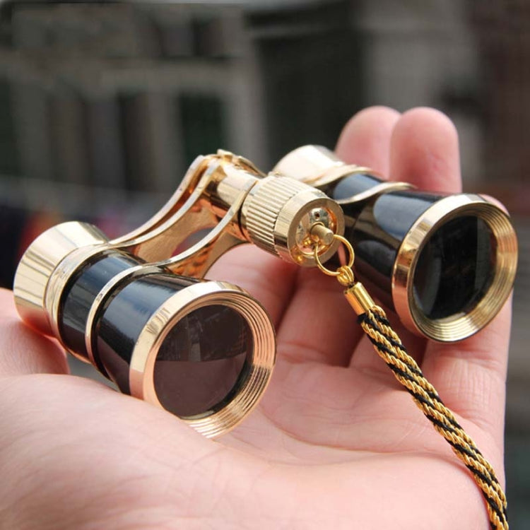 3x25mm Classical Ladies Drama Watching Telescope Carrying Binoculars With Chain Reluova