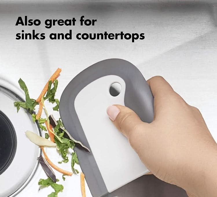 Kitchen Integrated Soft Rubber Scraper Plate Cleaning Tool - Reluova