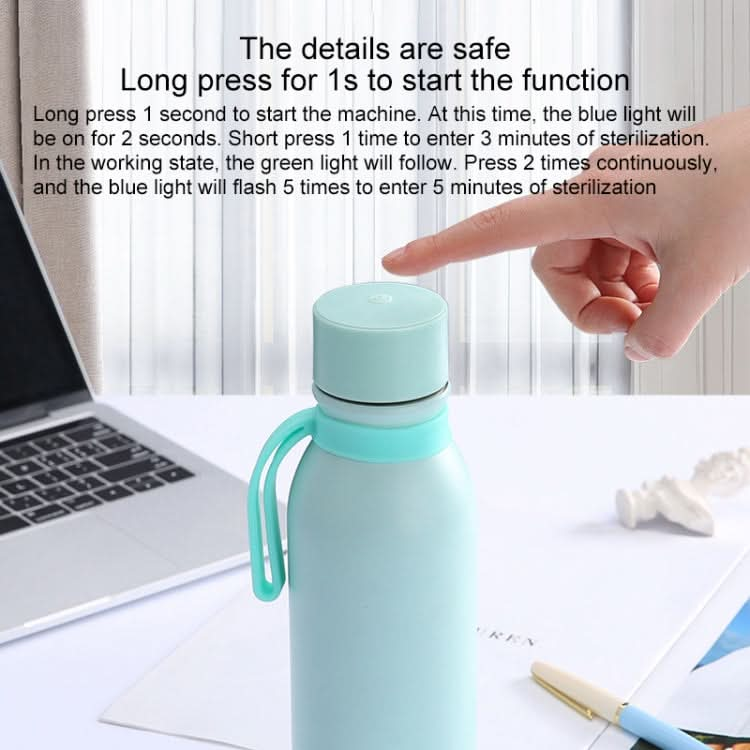 Ultraviolet Sterilization Intelligent Disinfection USB Charging Stainless Steel Vacuum Flask - Reluova