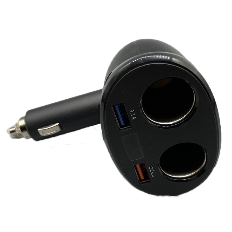 Cigarette Lighter Car Charger Dual USB QC 3.0 Dual Fast Charging 6A Car Charger