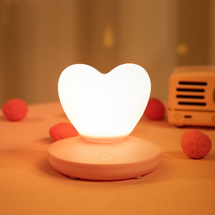 USB Bedside Nursing Night Light Romantic Love Heart Touch Sensing Light My Store