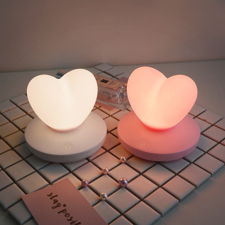 USB Bedside Nursing Night Light Romantic Love Heart Touch Sensing Light My Store