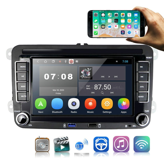 Suitable for Volkswagen 7-inch Car Multimedia Player Navigation Bluetooth Reversing Integrated Machine Android 10.0