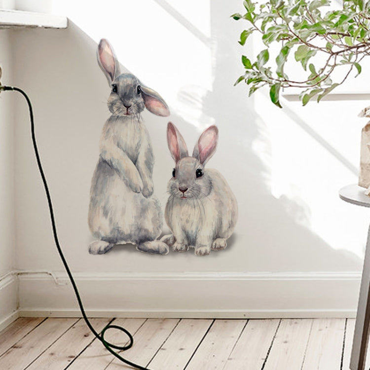 Two Rabbits Home Decoration Removable Wall Stickers My Store