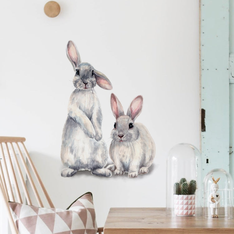 Two Rabbits Home Decoration Removable Wall Stickers My Store