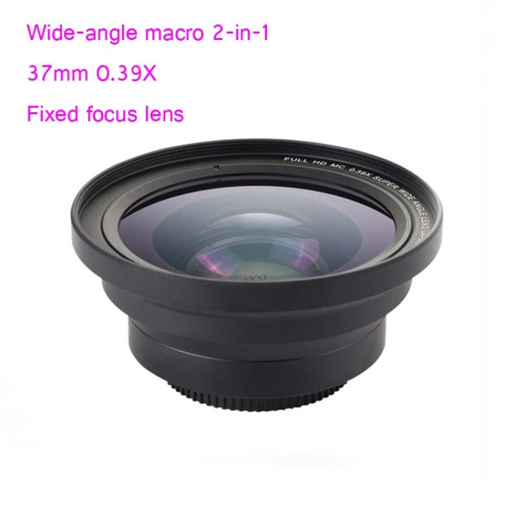 72mm 2 in 1 0.39X Wide Angle Lens + Macro Lens