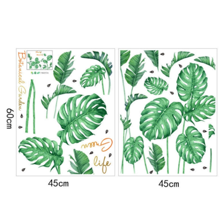 Green Vegetation Home Decoration Self-adhesive Wall Stickers My Store