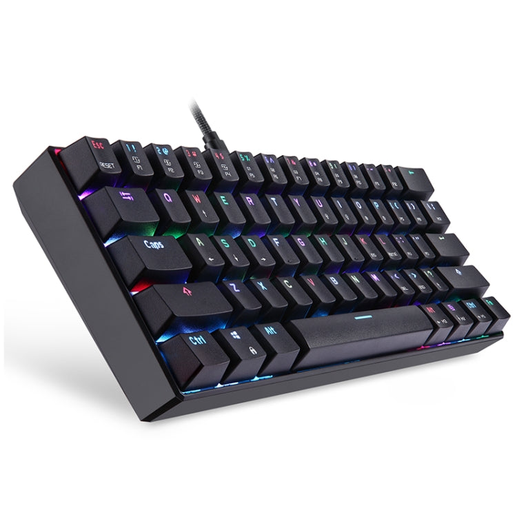 MOTOSPEED CK61 61 Keys  Wired Mechanical Keyboard RGB Backlight with 14 Lighting Effects, Cable Length: 1.5m