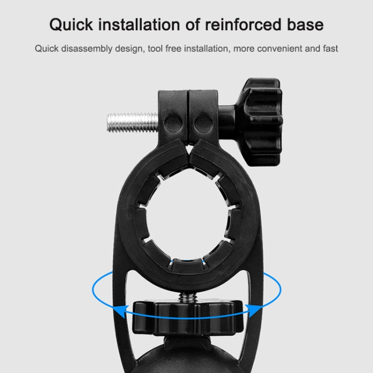 Electric Bicycle Mobile Phone Holder Can Be Rotated 360-degree Mobile Phone Holder Four-way Adjustment Bracket for Motorcycle Reluova