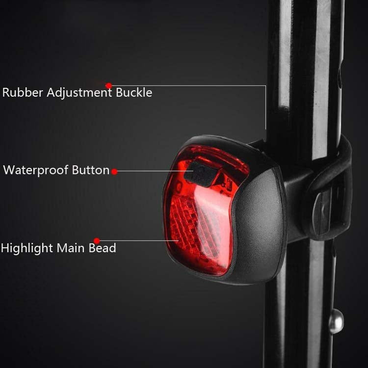 Bicycle Mountain Bike Light Safety Warning Light USB Rechargeable Tail Light Helmet Light Reluova