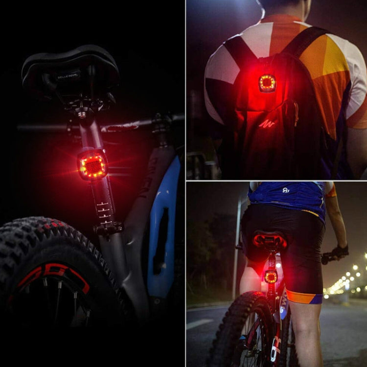 Bicycle Mountain Bike Light Safety Warning Light USB Rechargeable Tail Light Helmet Light Reluova