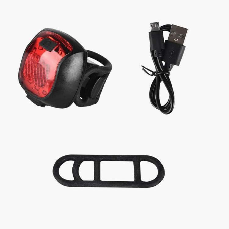 Bicycle Mountain Bike Light Safety Warning Light USB Rechargeable Tail Light Helmet Light Reluova