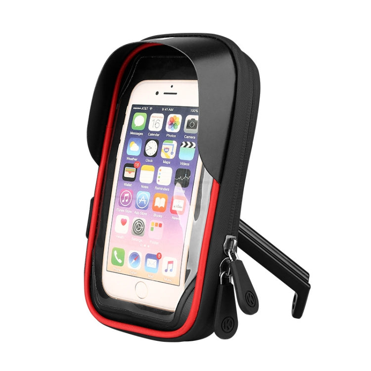 Mountain Bike Card Holder Touch Screen Mobile Phone Holder Motorcycle Electric Vehicle Waterproof Navigation Bracket Shade Mobile Phone Holder Reluova