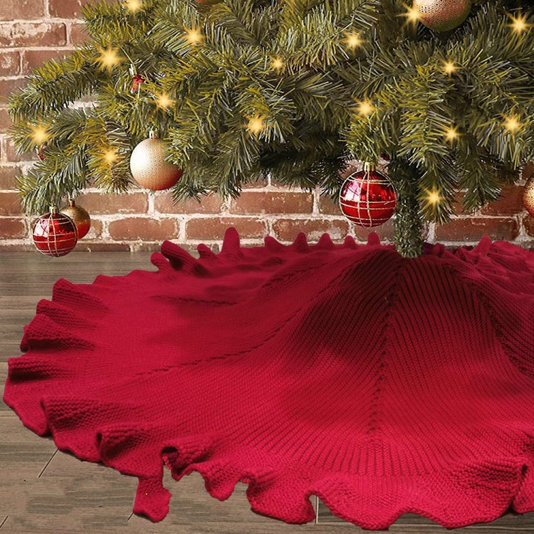 48-inch Christmas Tree Skirt With Folds My Store