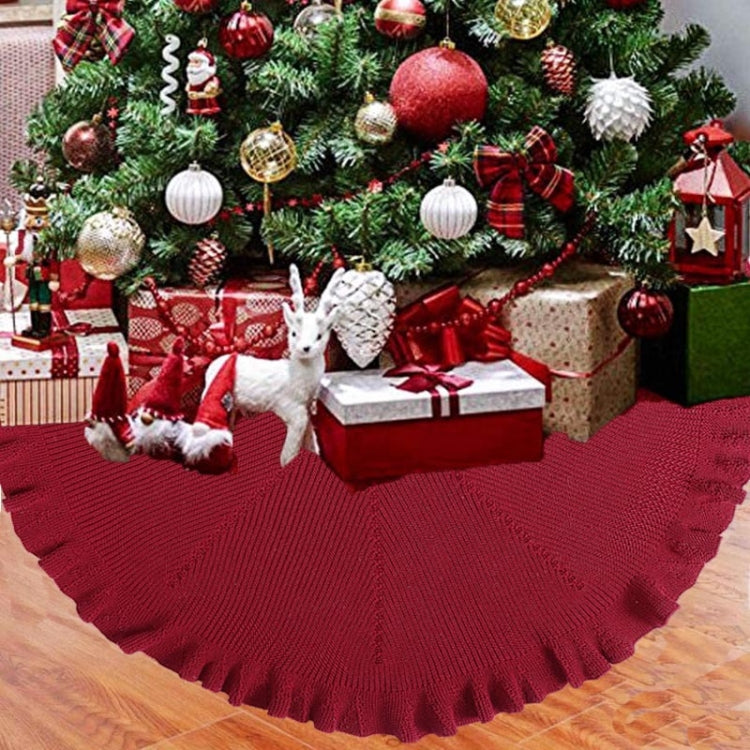 48-inch Christmas Tree Skirt With Folds