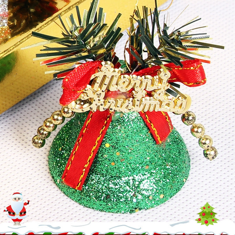 Colorful Glitter Bells Christmas Tree Accessories My Store