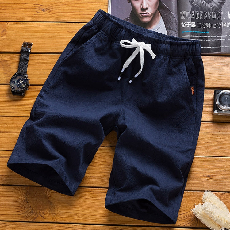 Cotton Linen Casual 5-point Sport Shorts Pants