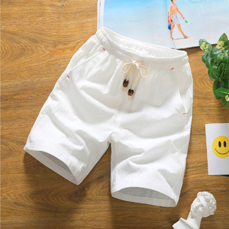 Casual Loose Cotton Linen Five-point Shorts