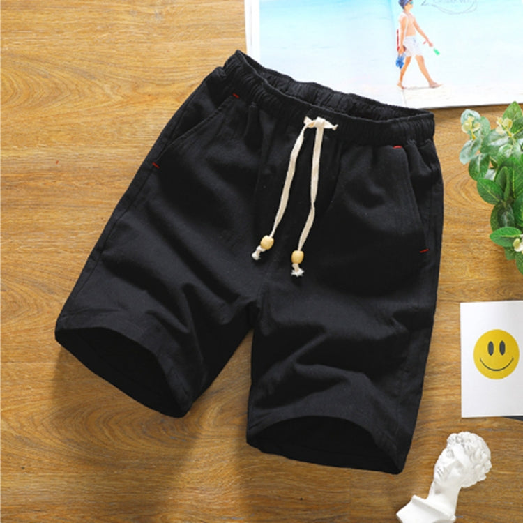 Casual Loose Cotton Linen Five-point Shorts