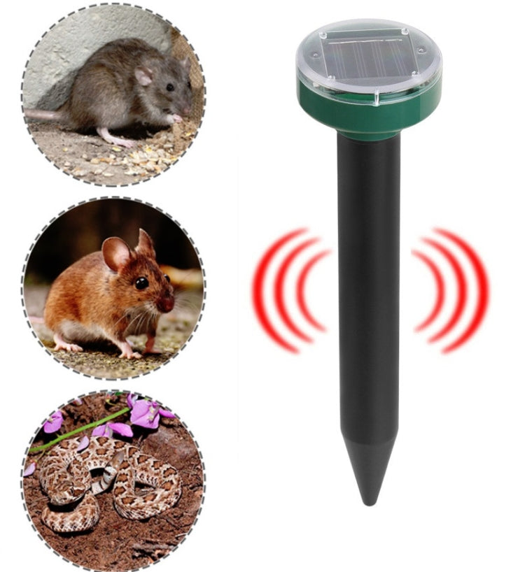 Solar Mouse Repeller Ultrasonic LED Manor Farm Rice Field Mouse Repeller Snake Repeller My Store