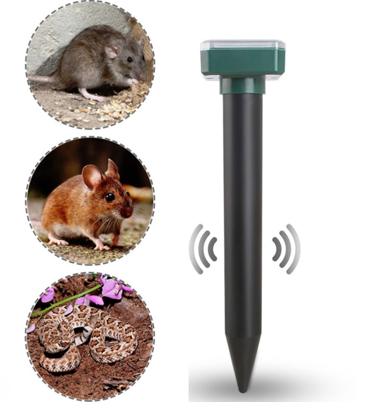 Solar Mouse Repeller Ultrasonic LED Manor Farm Rice Field Mouse Repeller Snake Repeller My Store