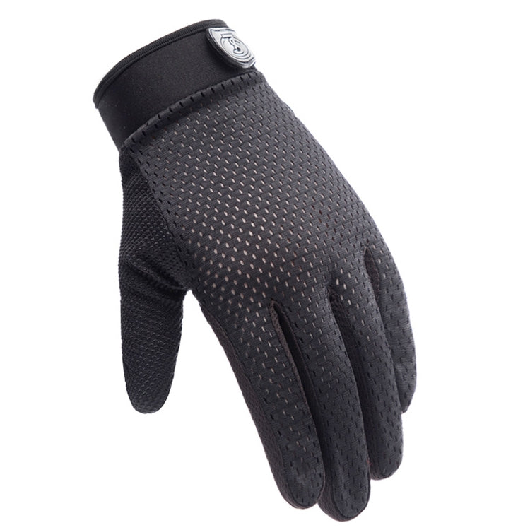 HSLEJP Outdoor Sports Breathable Touch Screen Antiskid Cycling Full Finger Gloves Reluova