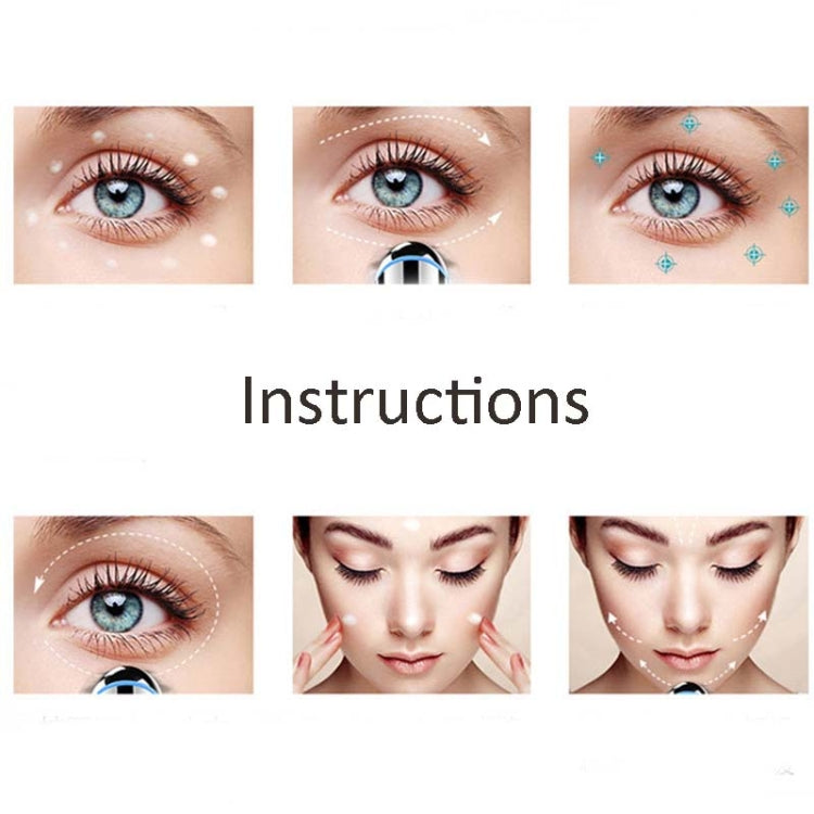 Eye And Lip Massage Device To Dilute The Bags Under The Eyes Without Battery