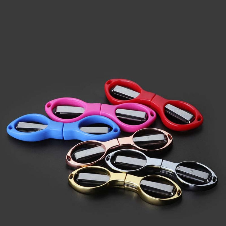 5 PCS Fishing Special Scissors Foldable Stainless Steel Fishing Tackle, Style:Plastic Handle, Color:Color Random Delivery Reluova