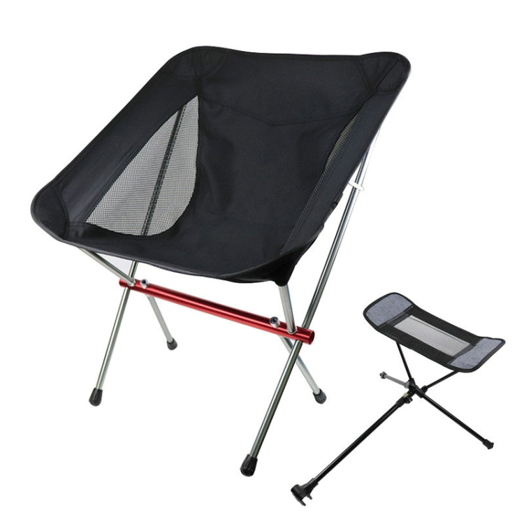 Outdoor Beach Chair Aluminum Alloy Ultra Light Camping Barbecue Fishing Portable Folding Back Chair Reluova