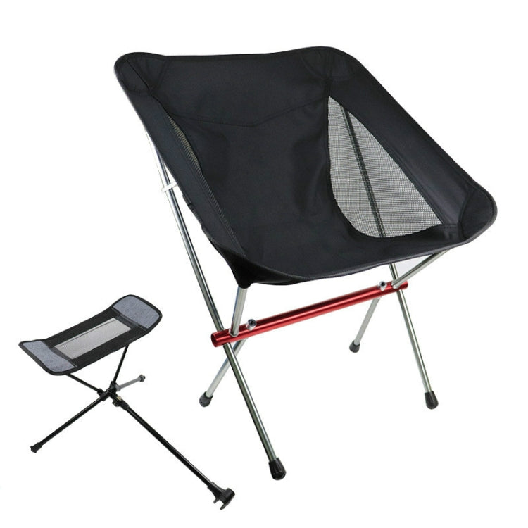 Outdoor Beach Chair Aluminum Alloy Ultra Light Camping Barbecue Fishing Portable Folding Back Chair Reluova