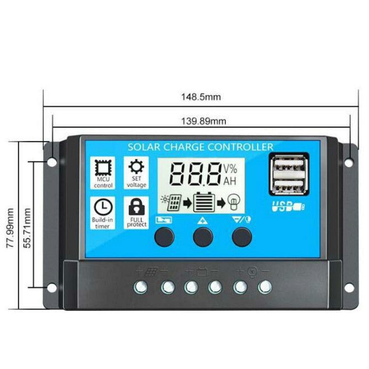 Street Lamp Smart Lighting Charging Solar Controller Reluova