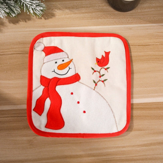 Christmas Decorations Insulation Gloves Insulation Placemat Microwave Glove Mat