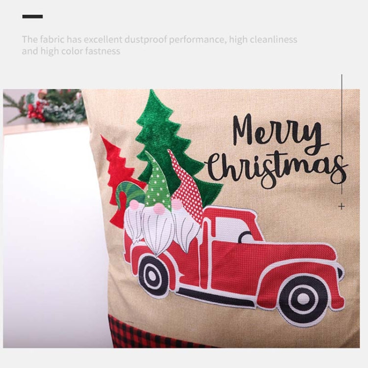 Christmas Decoration Seat Cover Linen Handicraft Household Seat Cover My Store