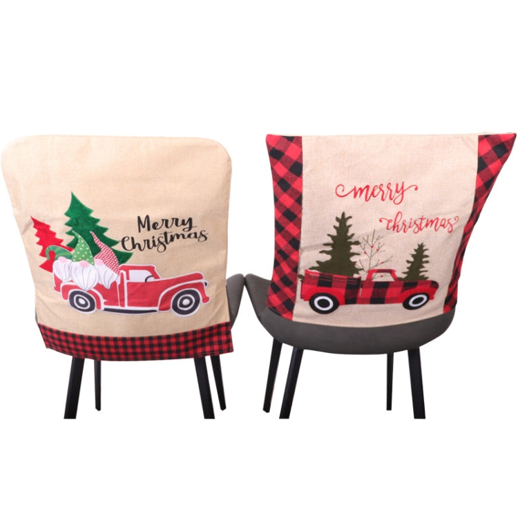 Christmas Decoration Seat Cover Linen Handicraft Household Seat Cover My Store