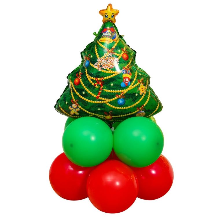 Christmas Balloon Set Merry Christmas Party Background Decoration