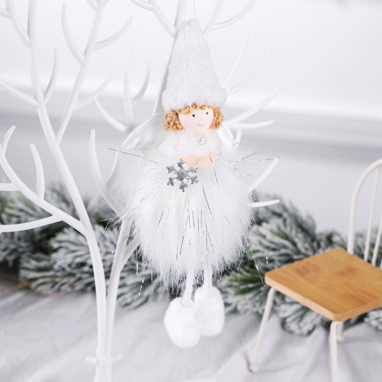 Christmas Decoration Plush Girl Angel Pendant Christmas Tree Pendant Gift