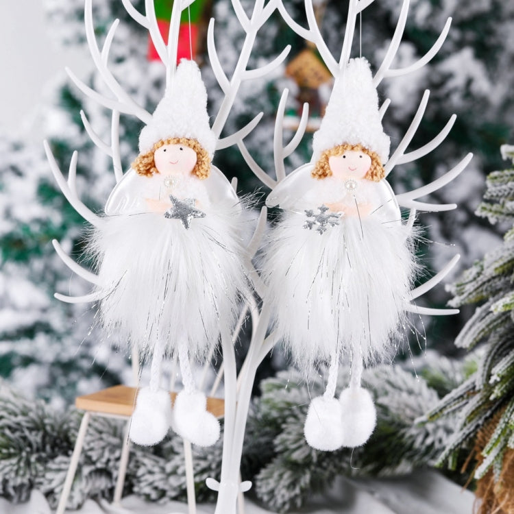 Christmas Decoration Plush Girl Angel Pendant Christmas Tree Pendant Gift My Store