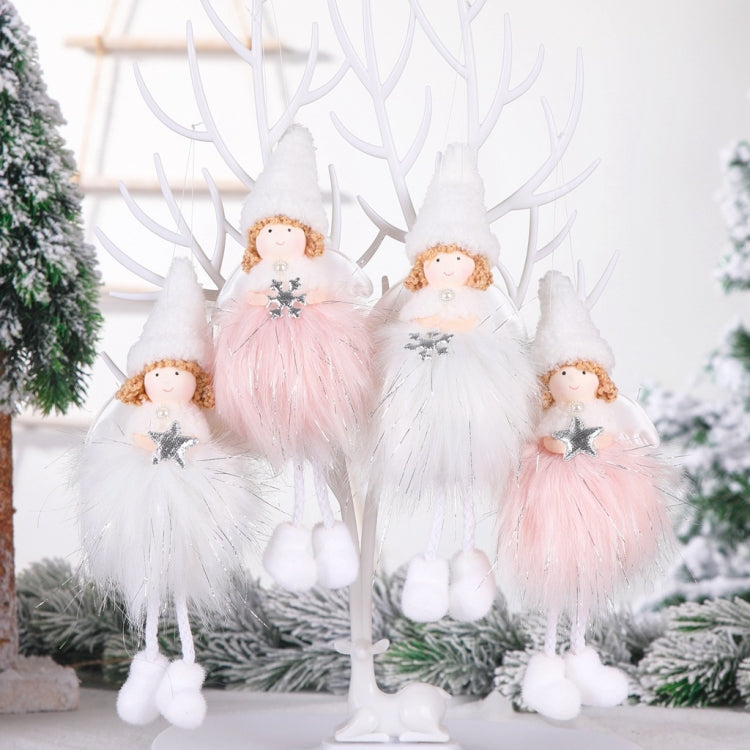 Christmas Decoration Plush Girl Angel Pendant Christmas Tree Pendant Gift