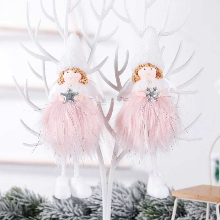 Christmas Decoration Plush Girl Angel Pendant Christmas Tree Pendant Gift My Store