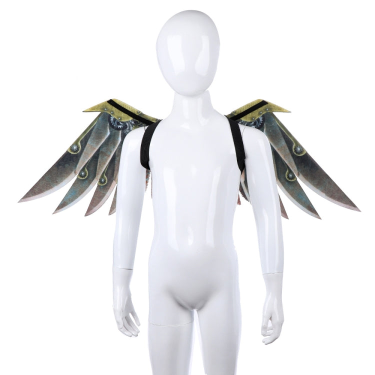 Halloween Carnival Stage Dress Up Props Adult Children Cosplay Punk Blade Wings