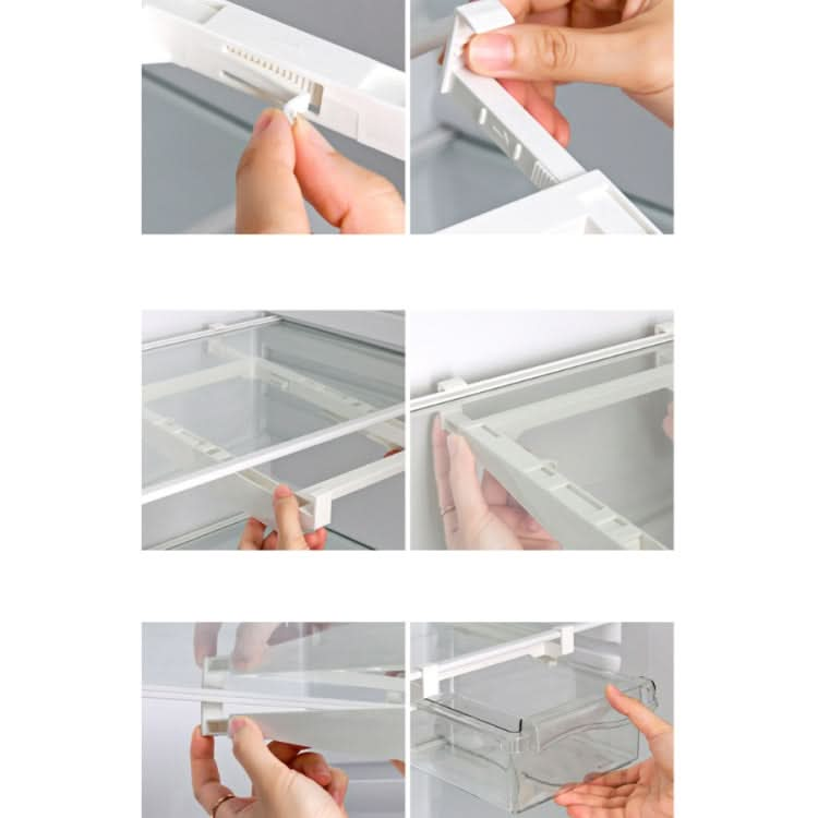 Refrigerator Storage Box Drawer Type Square Household Multifunctional Food Preservation Box - Reluova