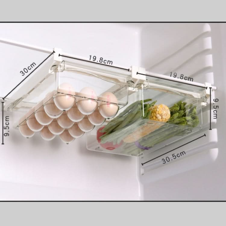 Refrigerator Storage Box Drawer Type Square Household Multifunctional Food Preservation Box - Reluova